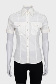 White short sleeve shirt