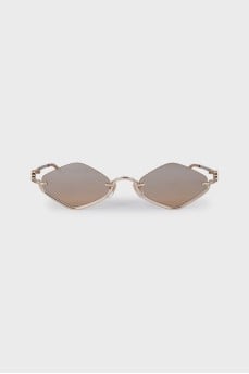 Sunglasses with gold frame