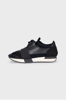 Black Race Runner sneakers