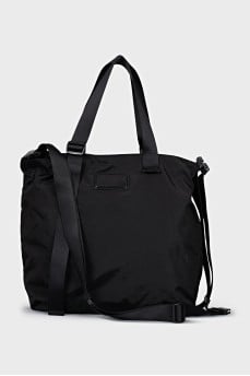 Black textile bag