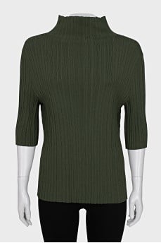 Green ribbed golf
