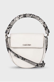 White bag with animal prints