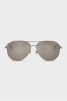 Mirrored aviator sunglasses