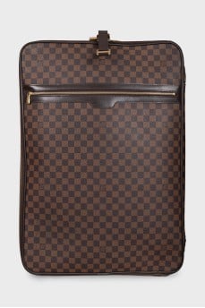 Suitcase with Pegase branded print