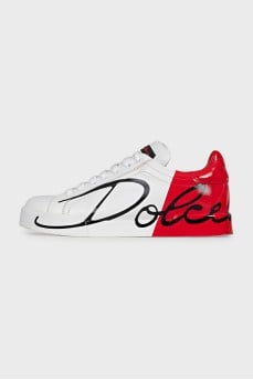 Portofino leather sneakers