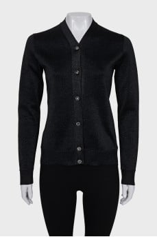 Cardigan with crystal buttons