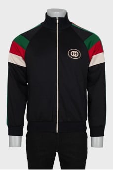 Men's sports jacket with a branded logo