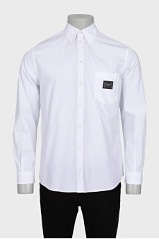 Men's shirt with brand logo on the front
