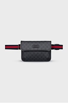 Men's bag with a signature monogram