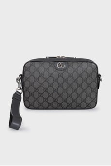 Men's bag with a signature monogram