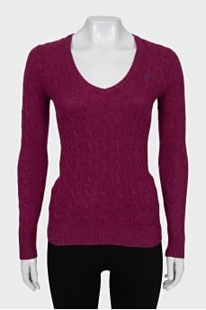 Wool and cashmere pullover