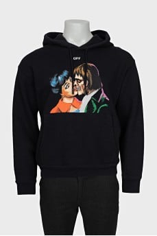 Men's hoodie with print