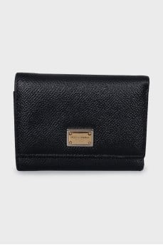 Rectangular leather wallet