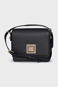 Square leather bag