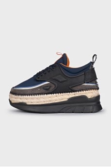 High platform sneakers