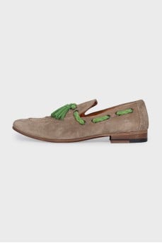Men's loafers with weave