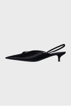 Knife Bow Slingbacks