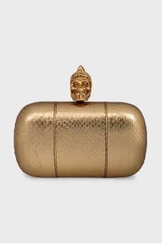 Leather Skull clutch