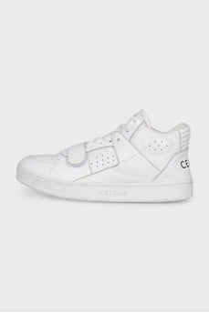 White sneakers with perforations