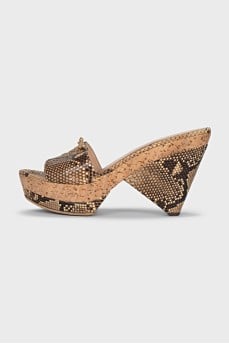 Snakeskin sandals