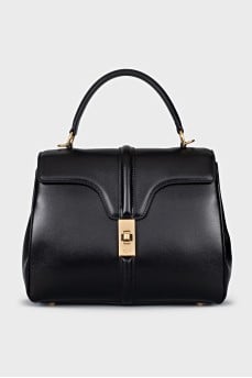 Black crossbody with tag