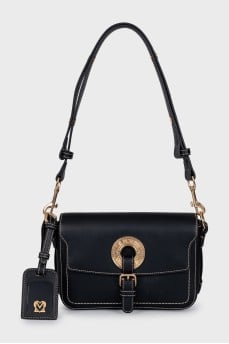 Black bag with gold decor