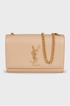 Brown leather Kate bag
