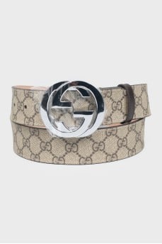 Logo print belt