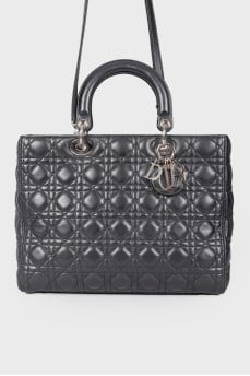 Сумка Large Cannage Lady Dior