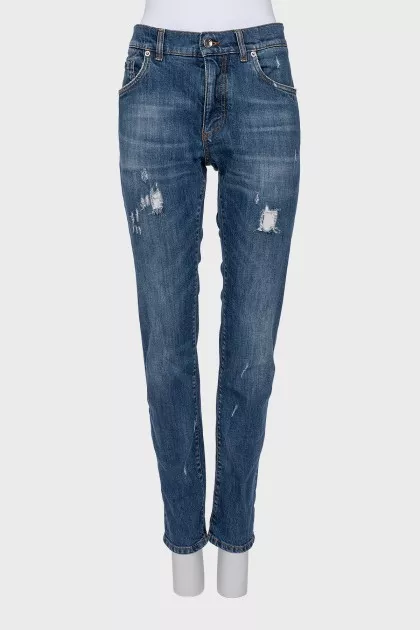 Сині джинси tapered fit