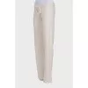 Cashmere trousers with pockets