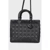 Сумка Large Cannage Lady Dior
