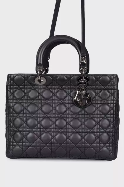 Сумка Large Cannage Lady Dior