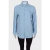 Синя сорочка slim fit