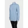 Синя сорочка slim fit