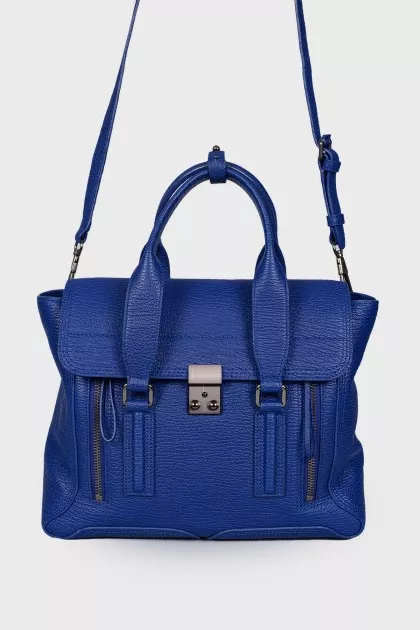Шкіряна сумка Pashli Medium Satchel
