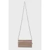 Сумка-клатч Metallic Microcannage Patent Leather Croisiere Wallet On Chain