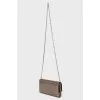 Сумка-клатч Metallic Microcannage Patent Leather Croisiere Wallet On Chain