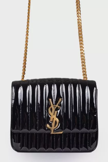 Сумка Vicky Vertical Quilted Patent