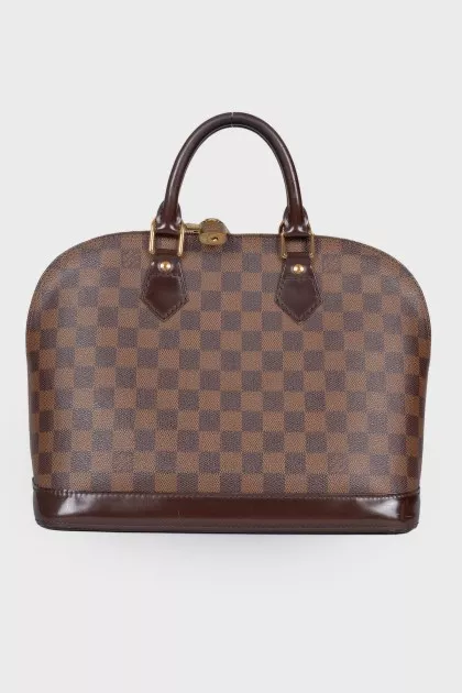 Сумка Alma Damier Ebene Canvas
