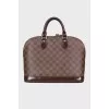 Сумка Alma Damier Ebene Canvas