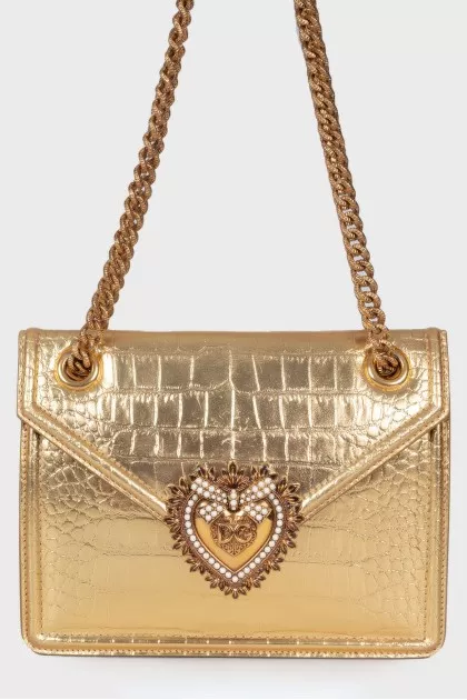 Сумка Devotion Crocodile Embossed Leather