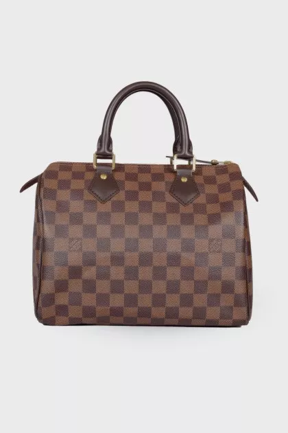 Сумка SPEEDY 25 Damier Ebene Canvas