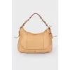 Сумка Zip Top Hobo Vitello Daino