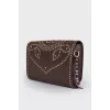 Сумка Studded Flower Motif Louise Chain Calfskin
