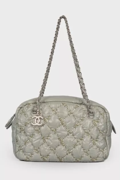 Сумка Tweed On Stitch Zip Quilted Nylon Small