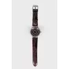 Годинник Vernis Diamond Tambour Disc Watch L Amarante