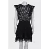 Slip dress with lace