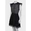 Slip dress with lace