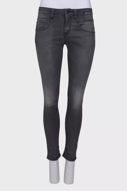 Сірі джинси Skinny